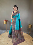 Soft Chanderi Silk Digital Printed Saree