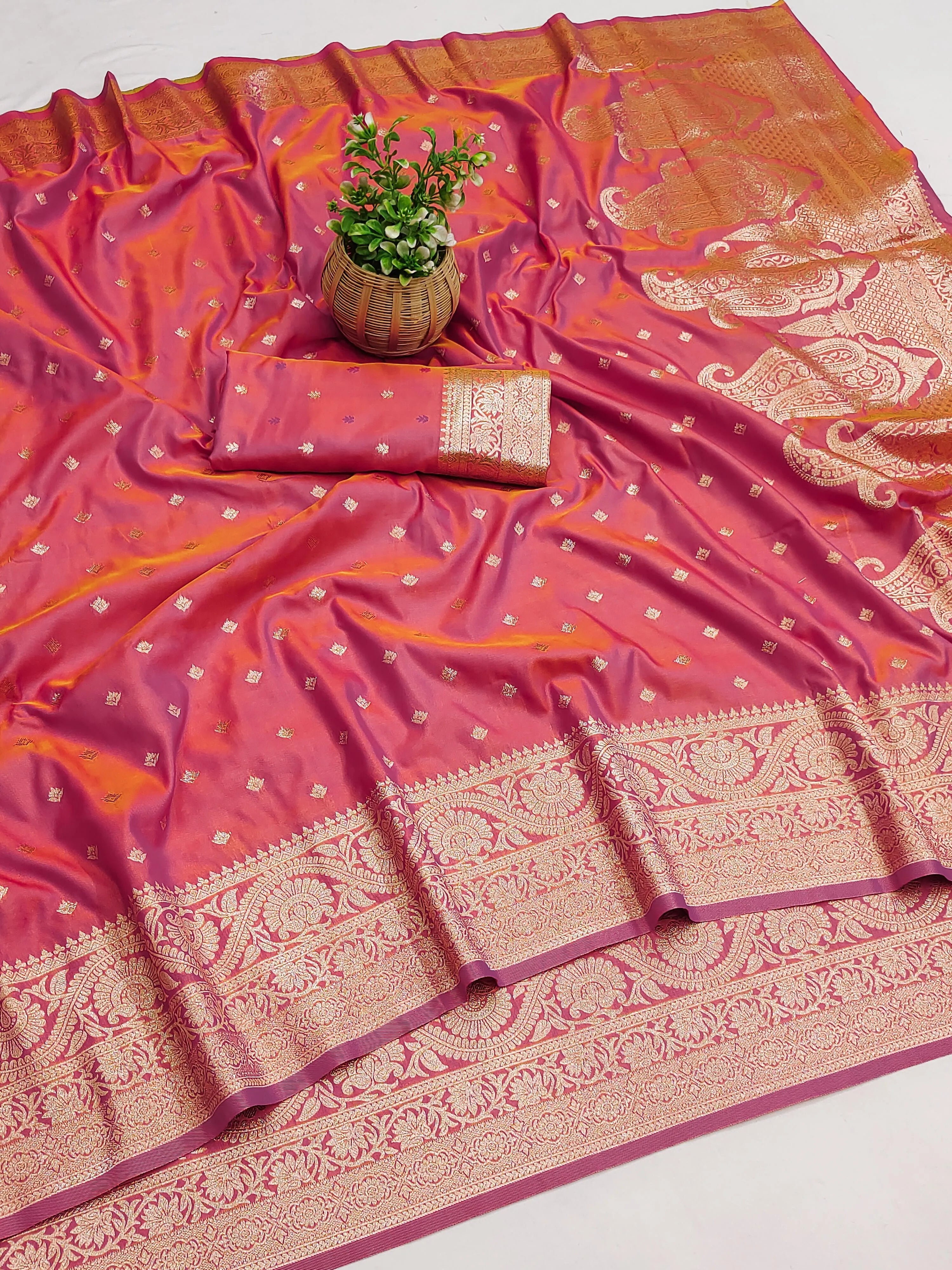 Beautiful Soft Banarasi Silk Saree