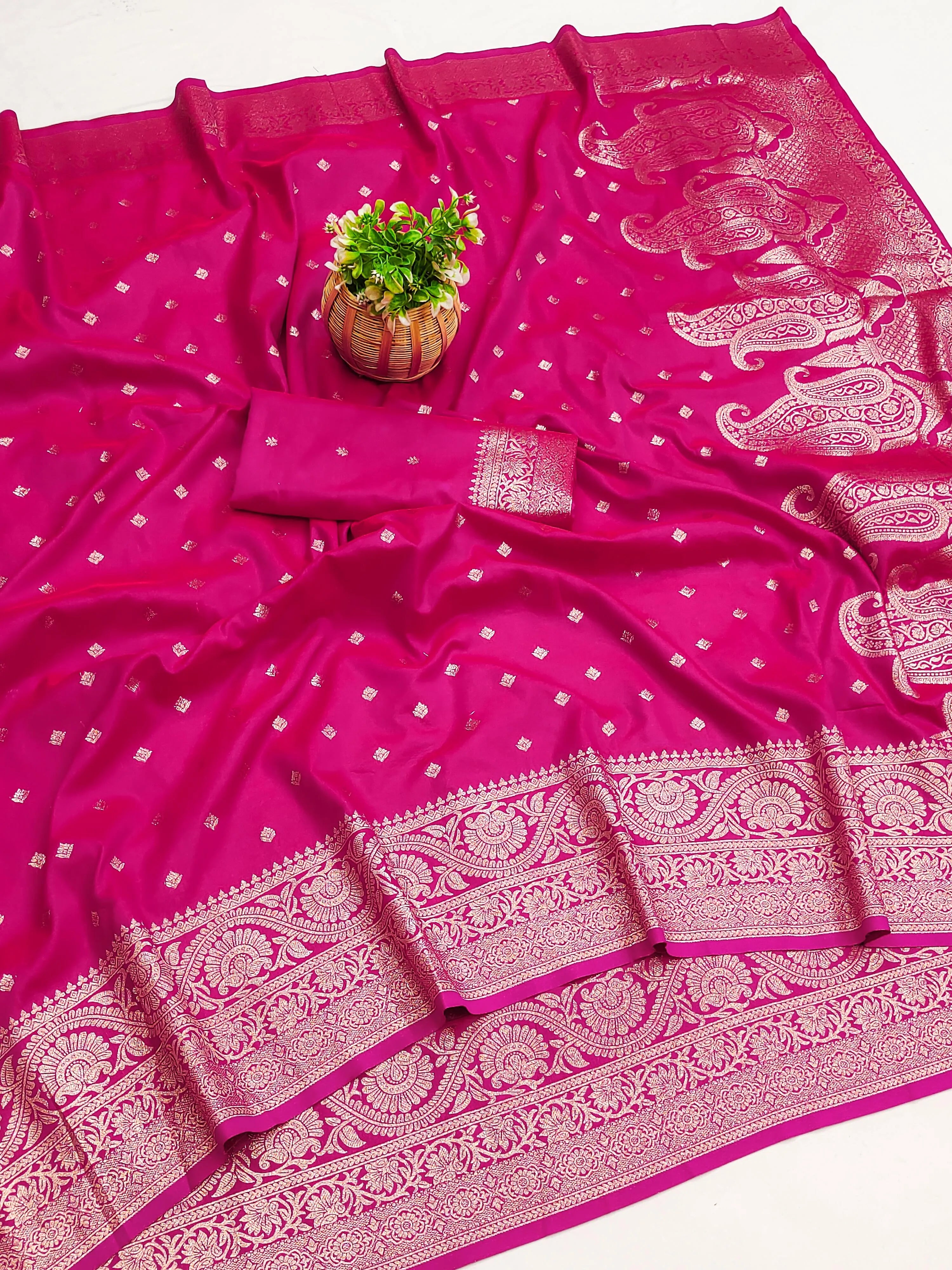 Beautiful Soft Banarasi Silk Saree