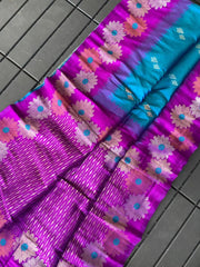 Soft Silk Floral Zari Weaving Saree