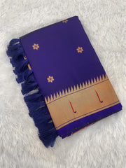 Paithani Vitthala Pallu Muniya Border Saree