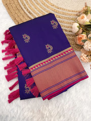 Nath Rich Paithani Meenakari Pallu Saree