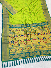 Nath Rich Paithani Meenakari Pallu Saree