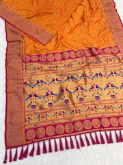 Nath Rich Paithani Meenakari Pallu Saree
