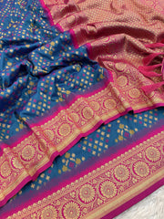 Premium Patola Silk Ikkat Weaves Saree