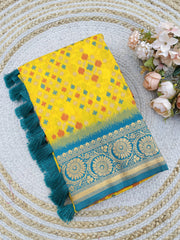 Premium Patola Silk Ikkat Weaves Saree
