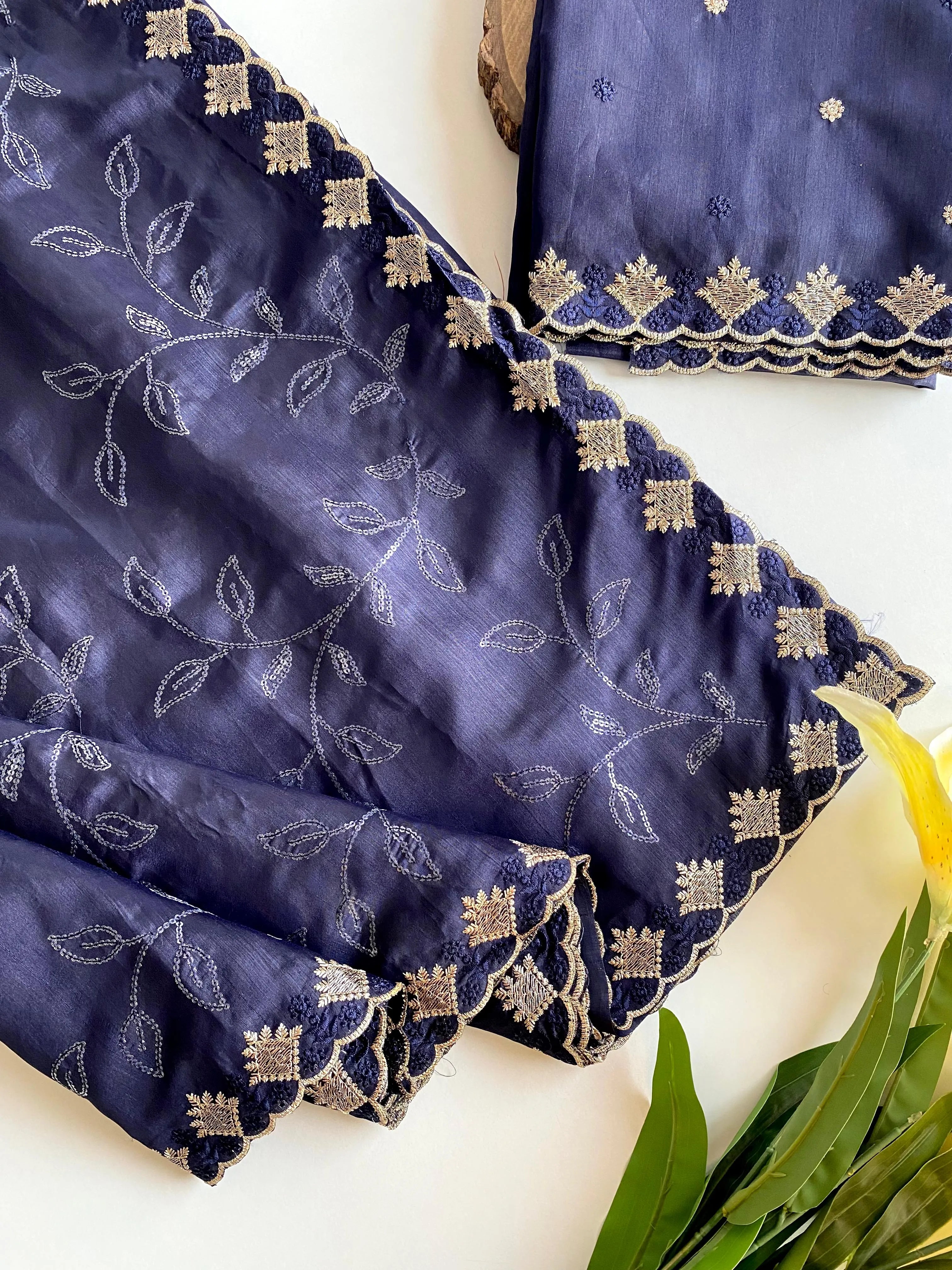 Ruhi Silk Jaal Work Sequence Saree