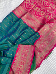 Paithani Silk Kanchipuram Touch Saree