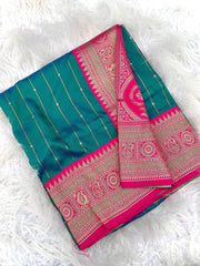 Paithani Silk Kanchipuram Touch Saree