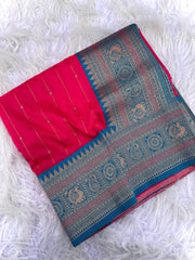 Paithani Silk Kanchipuram Touch Saree