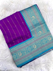 Paithani Silk Kanchipuram Touch Saree