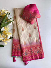 Paithani Silk Meenakari Soft Silk Saree