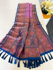 Paithani Silk Meenakari Soft Silk Saree