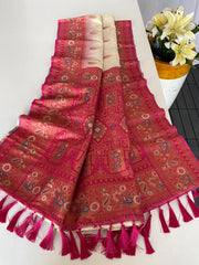 Paithani Silk Meenakari Soft Silk Saree