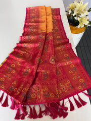 Paithani Silk Meenakari Soft Silk Saree