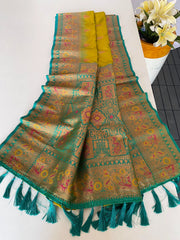 Paithani Silk Meenakari Soft Silk Saree