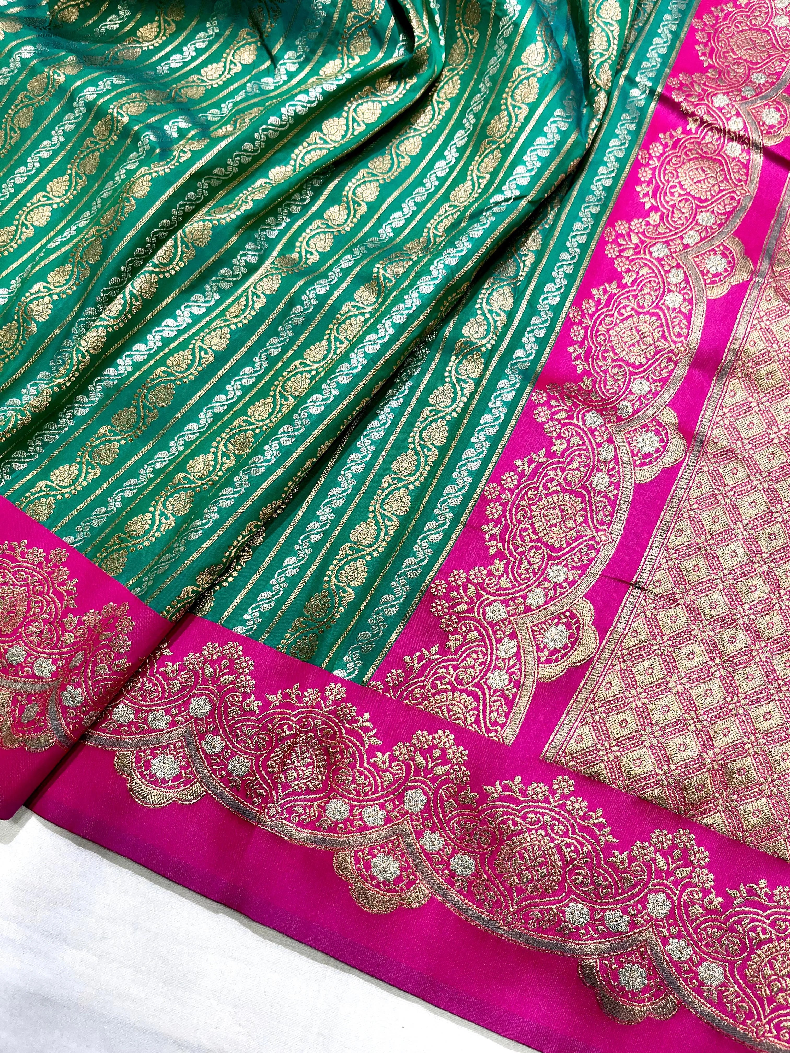 Best Sellling Soft Silk Contrast Border Zari Woven Saree (Product Code: AS-709)