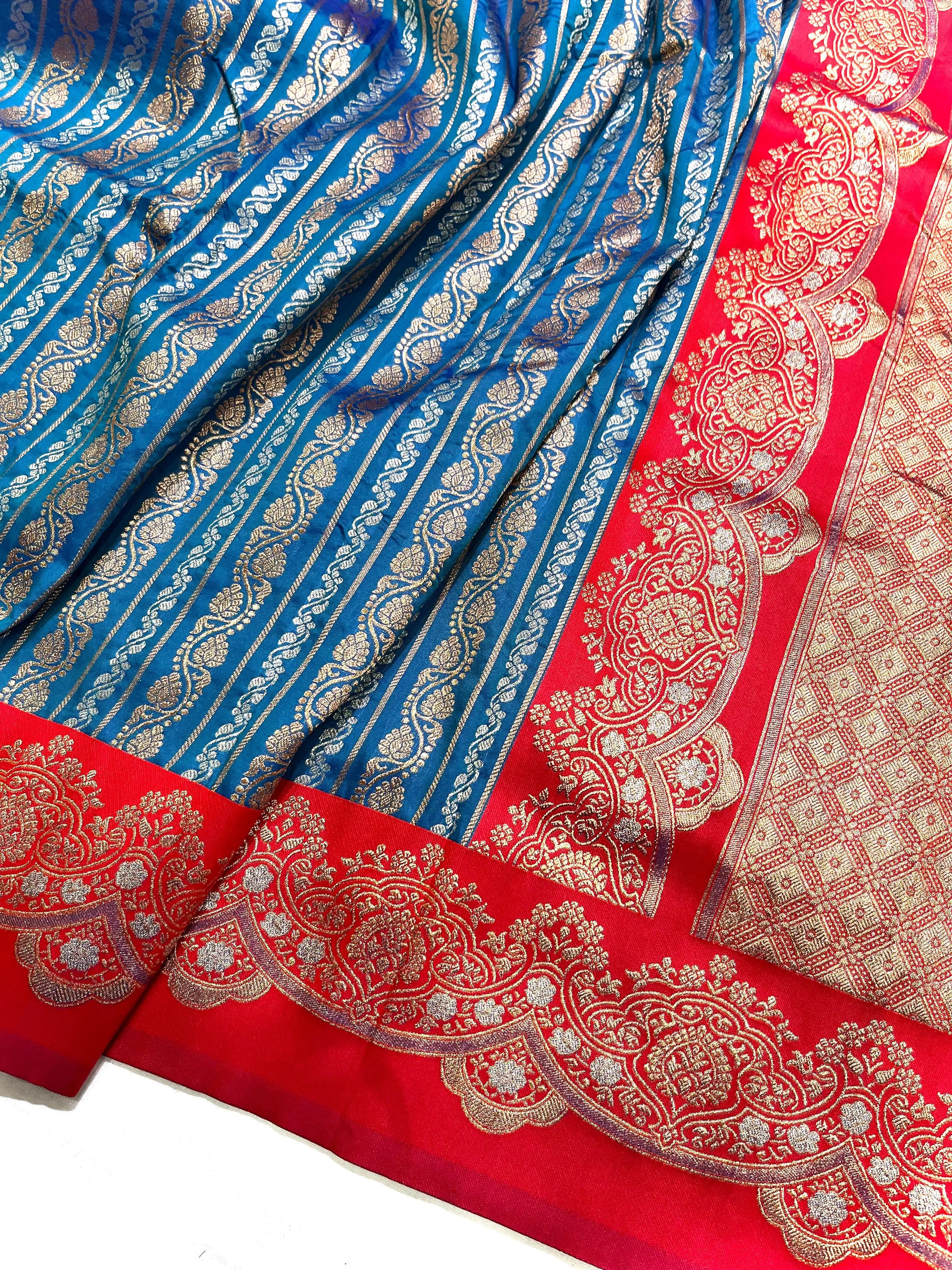 Best Sellling Soft Silk Contrast Border Zari Woven Saree (Product Code: AS-709)