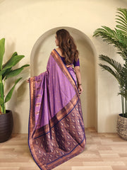 Paithani Weaves with kanchipuram touch Silk Saree