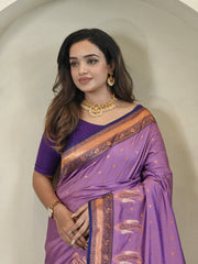 Paithani Weaves with kanchipuram touch Silk Saree