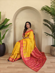 Paithani Weaves with kanchipuram touch Silk Saree