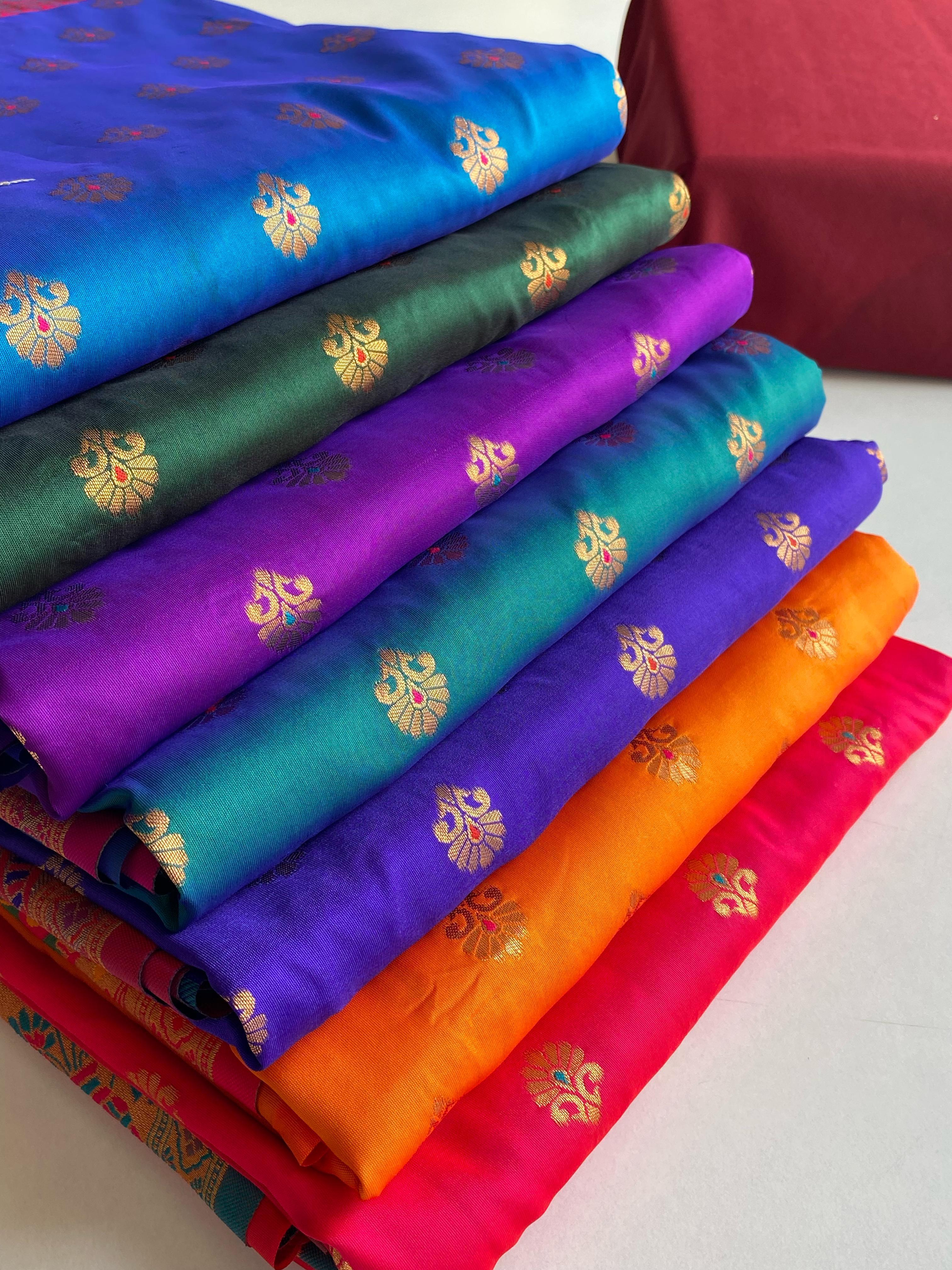Paithani Silk Traditional Zari Weaving Rich Pallu Saree (Product Code: AS-891)