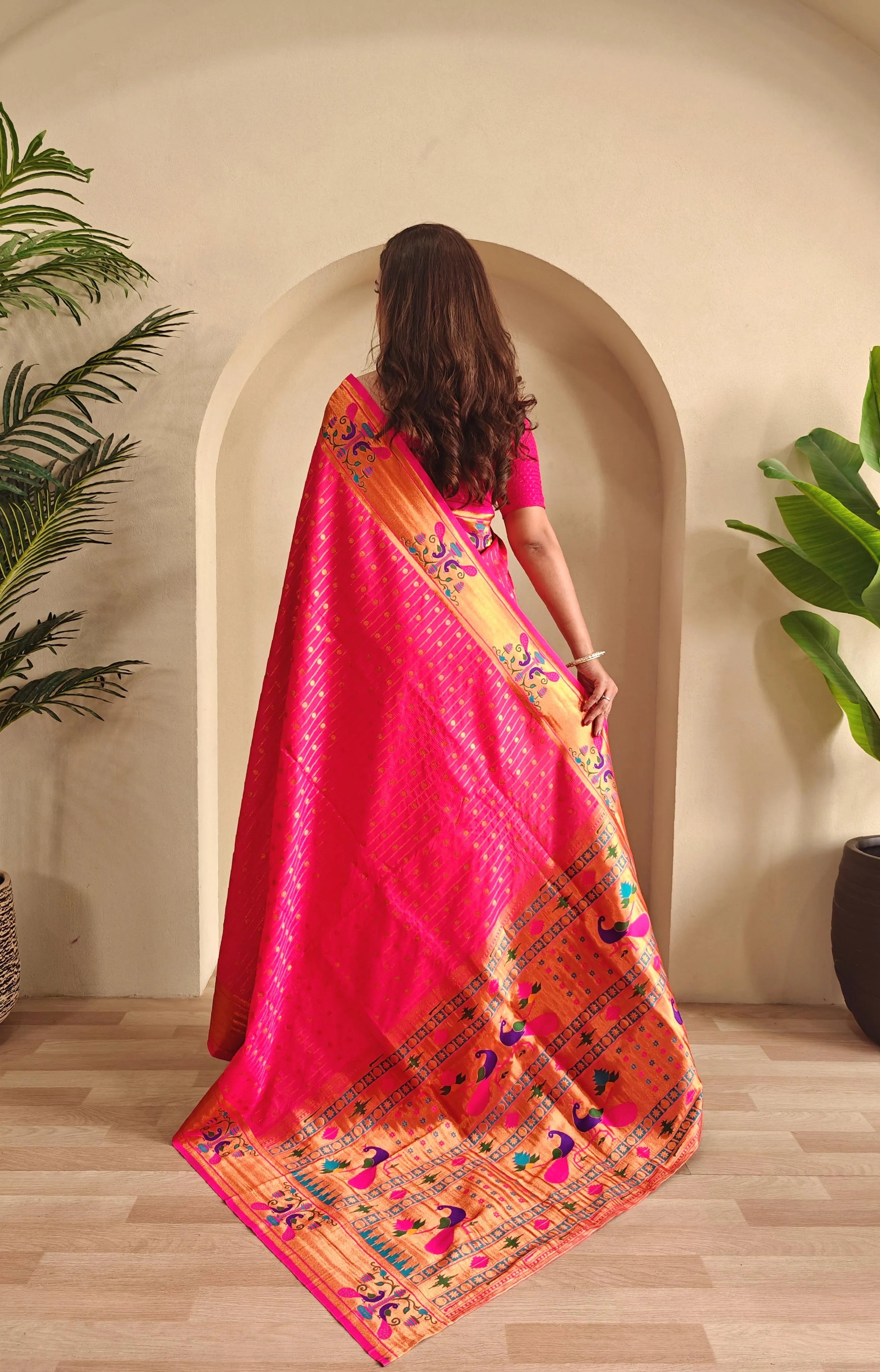 Soft Silk Woven Paithani Saree