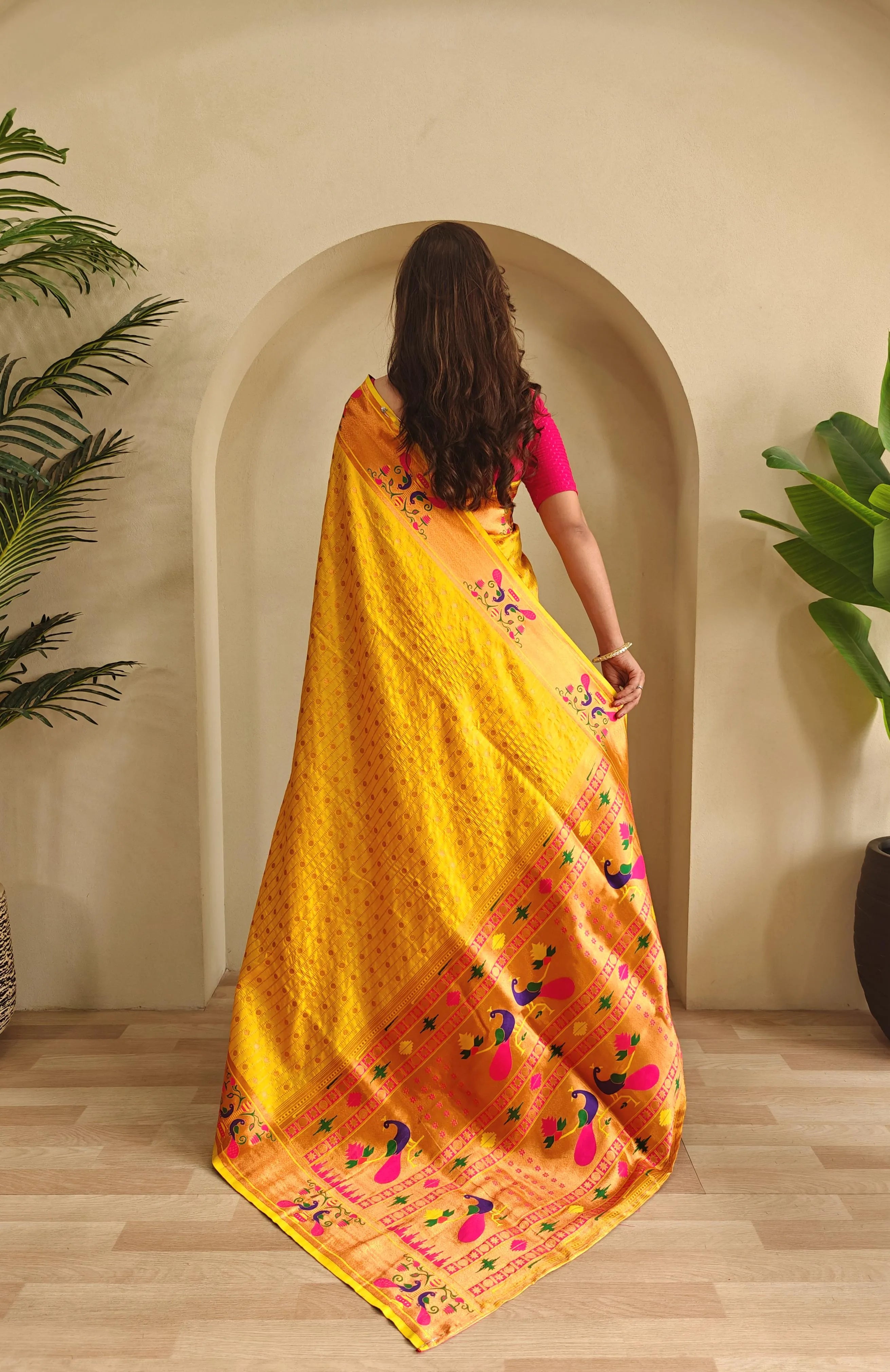 Soft Silk Woven Paithani Saree
