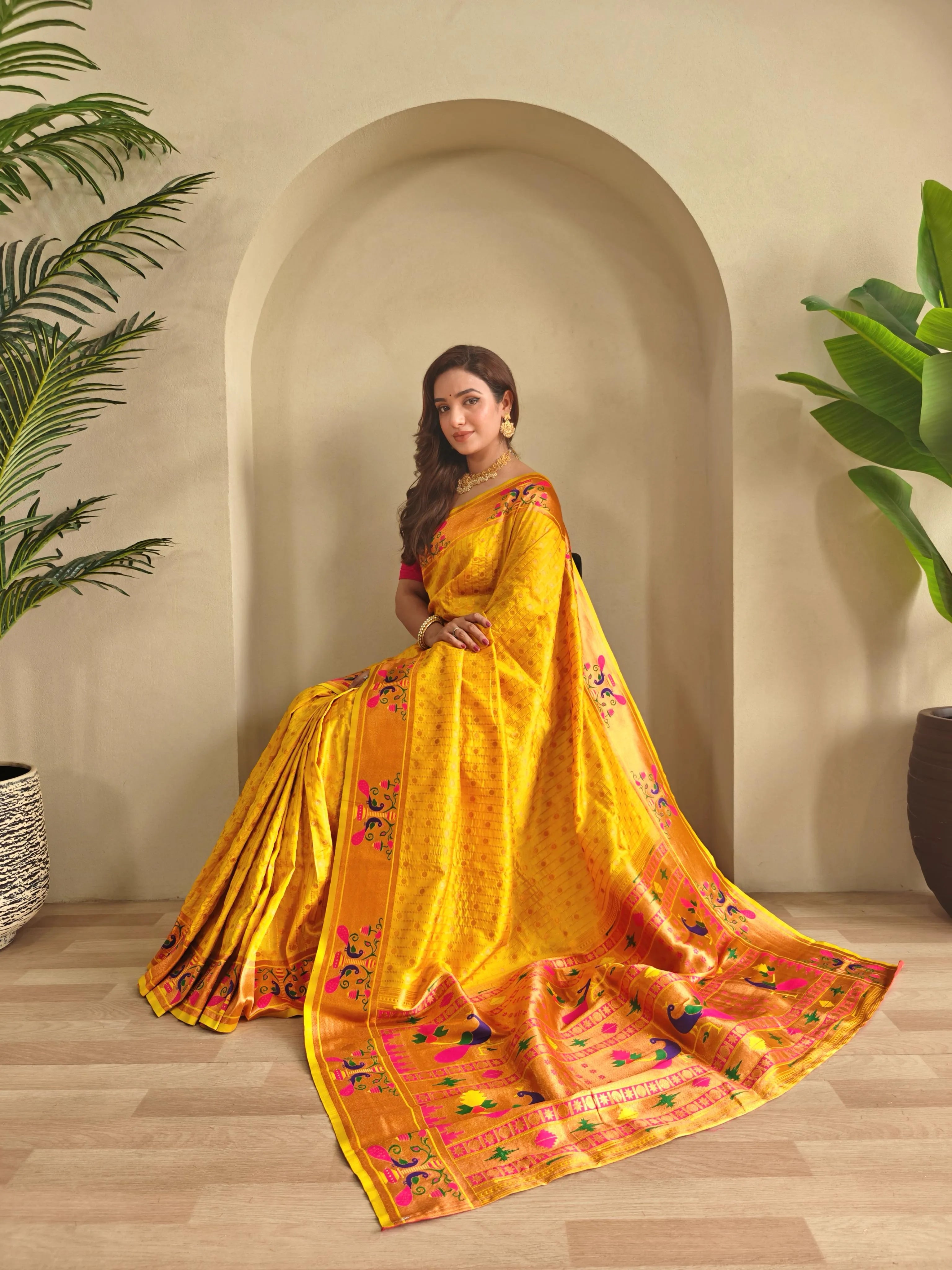 Soft Silk Woven Paithani Saree