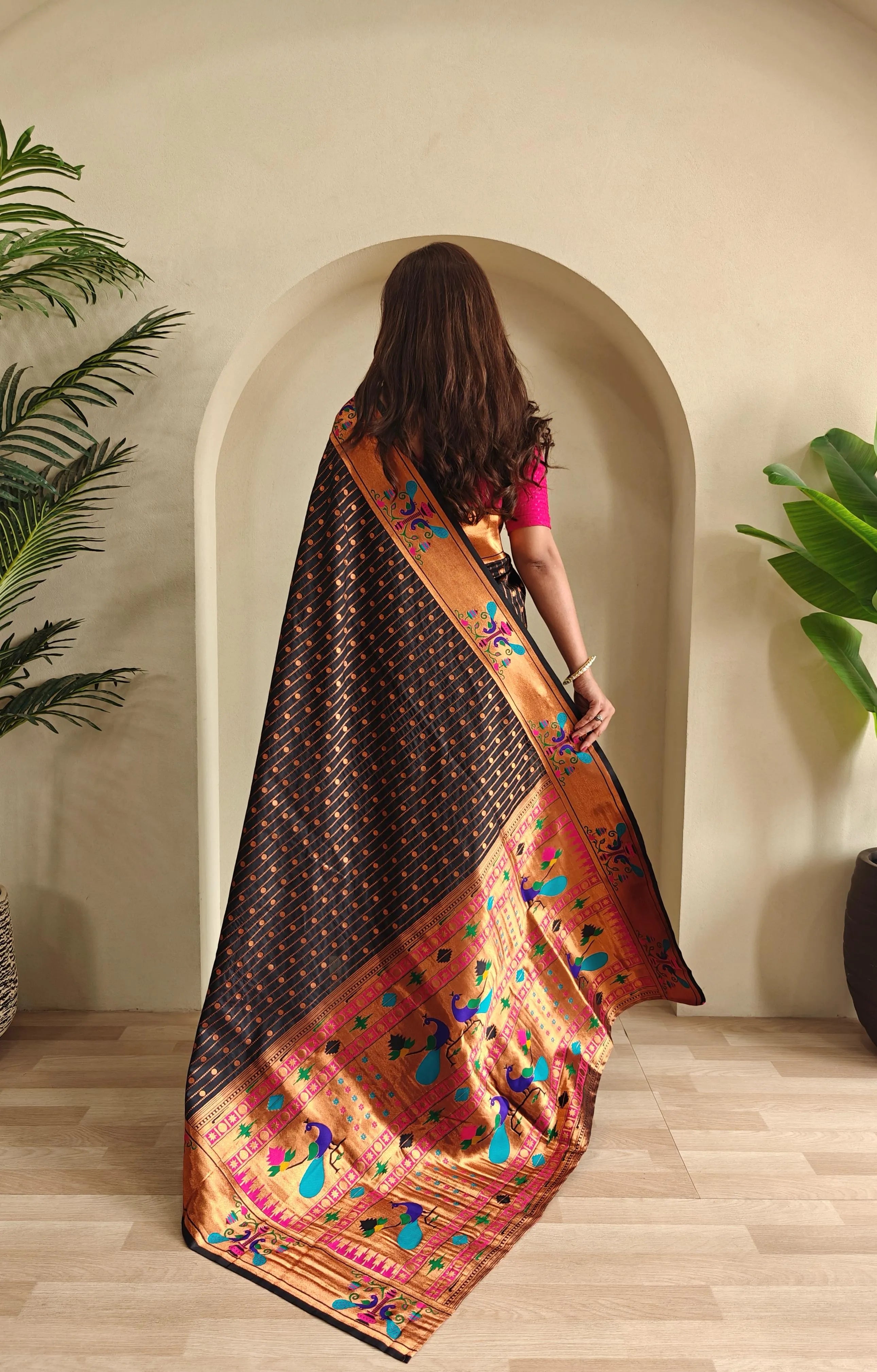 Soft Silk Woven Paithani Saree
