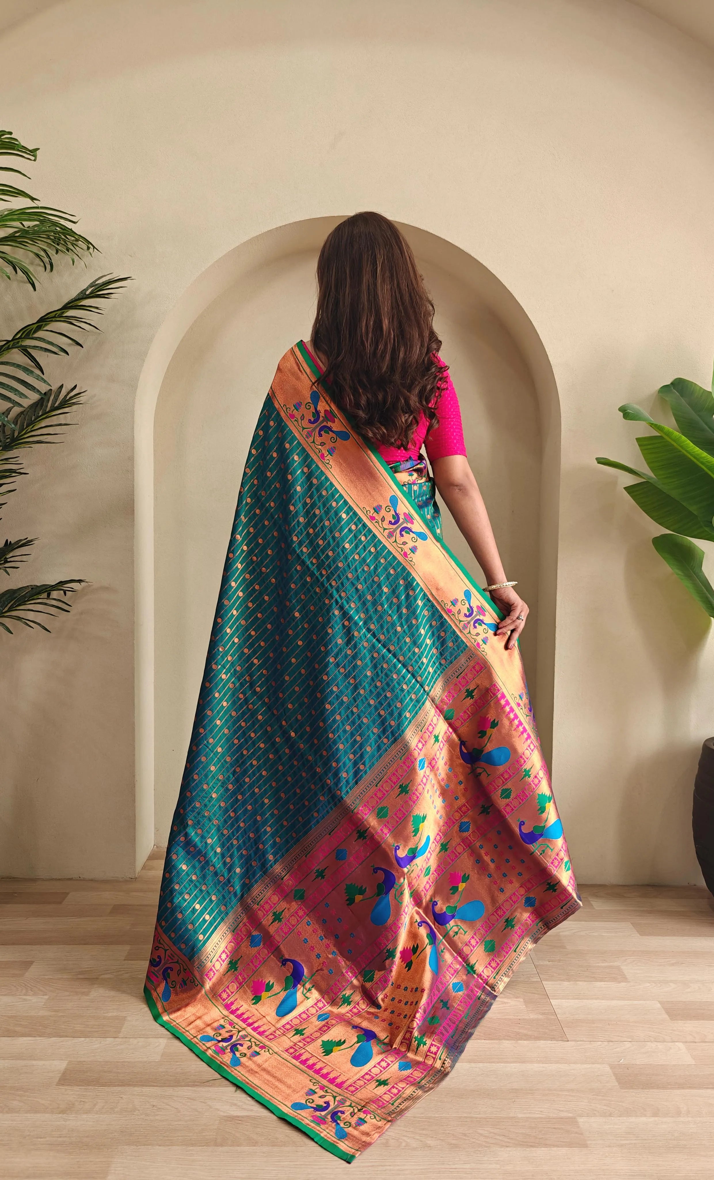 Soft Silk Woven Paithani Saree