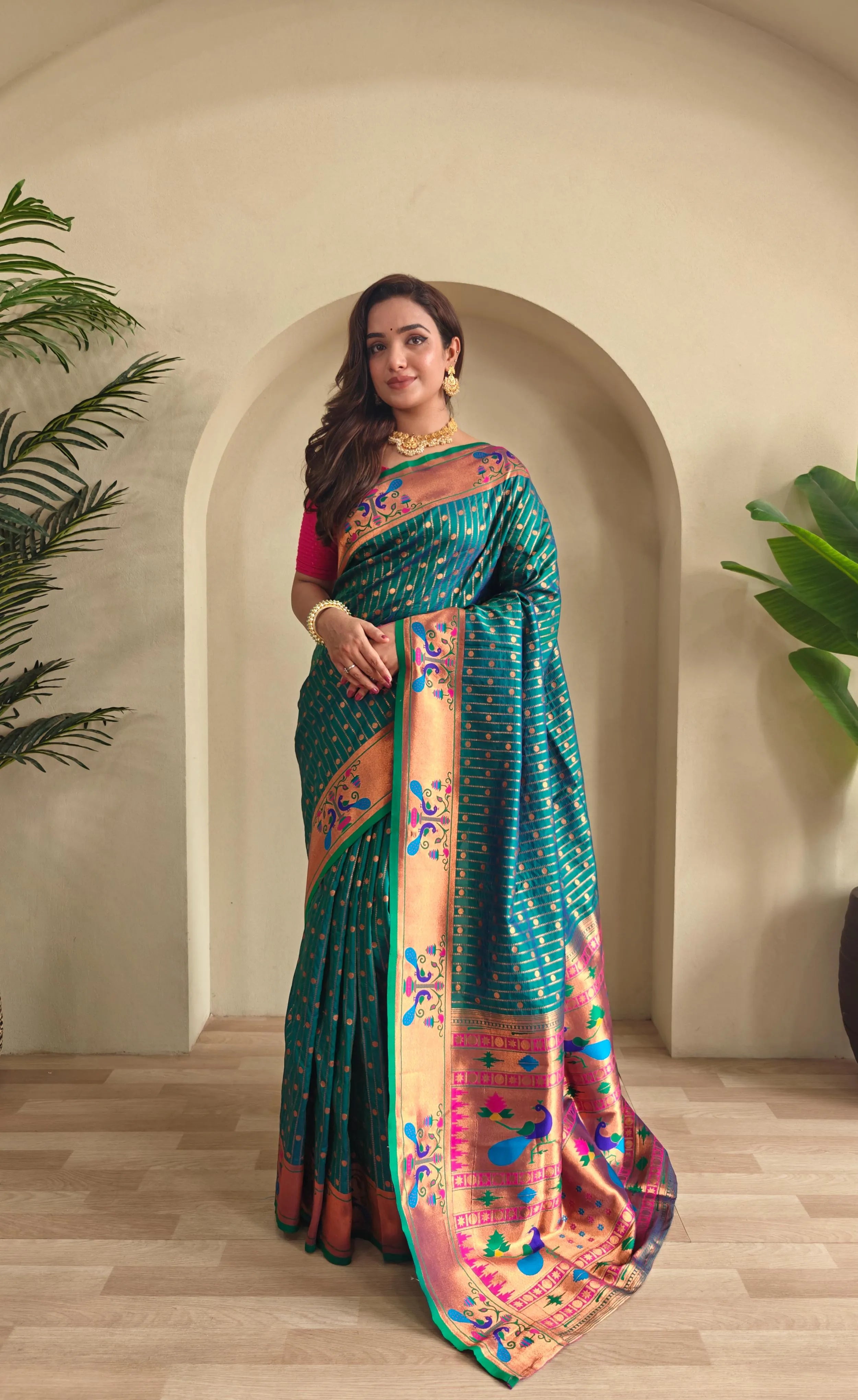 Soft Silk Woven Paithani Saree