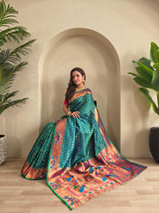 Soft Silk Zari Woven Paithani Saree