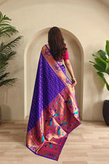 Soft Silk Zari Woven Paithani Saree