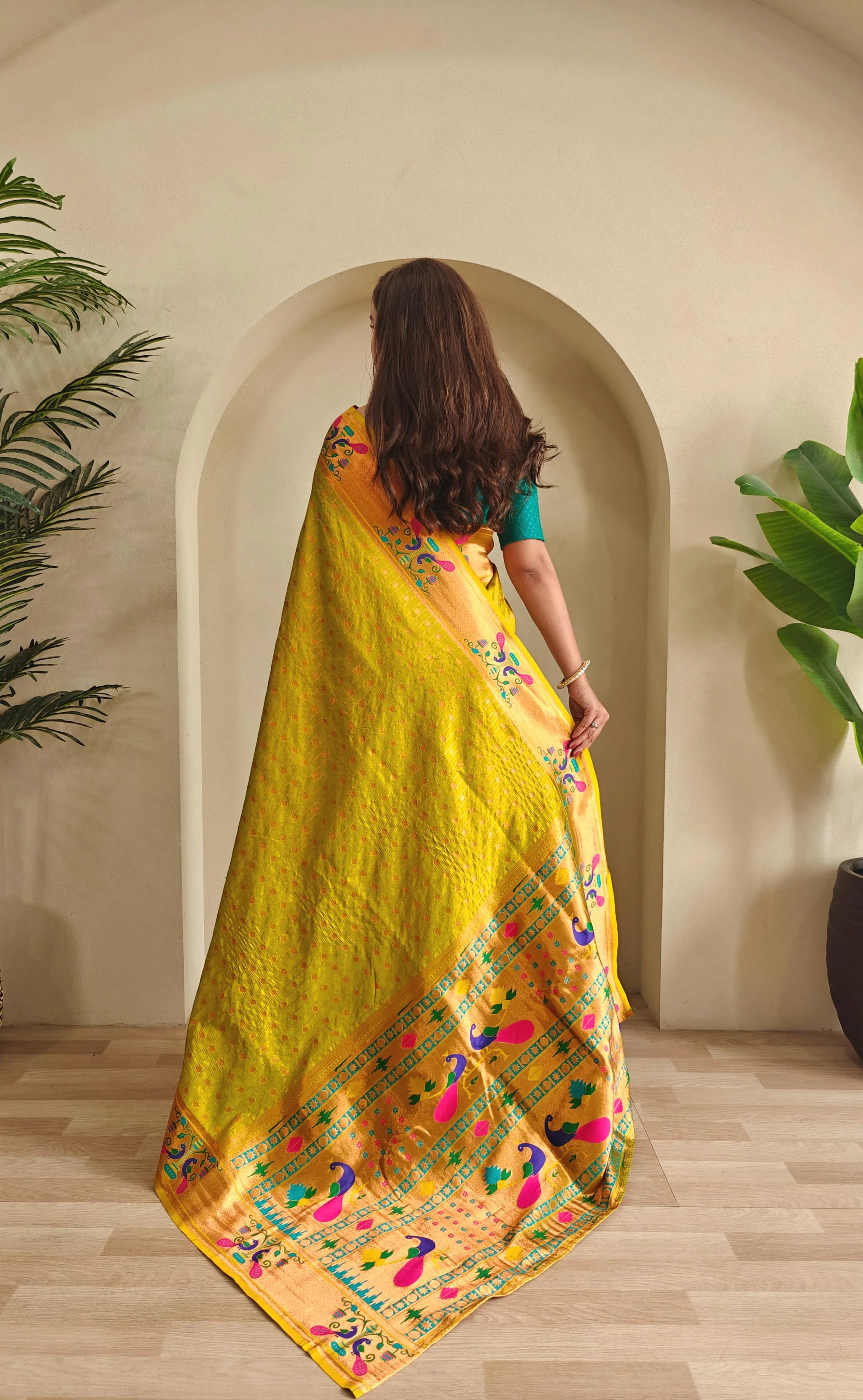 Soft Silk Woven Paithani Saree