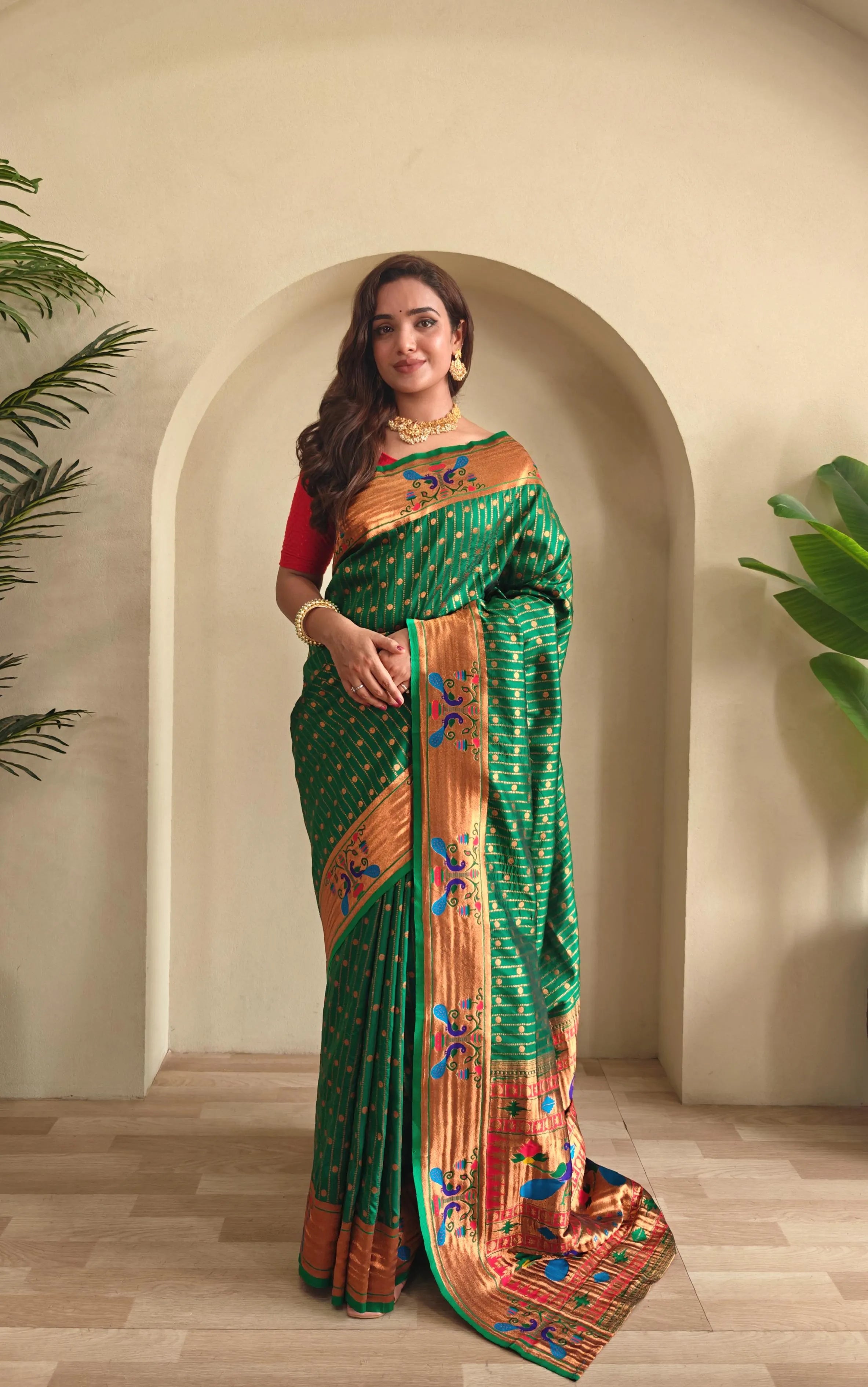 Soft Silk Woven Paithani Saree