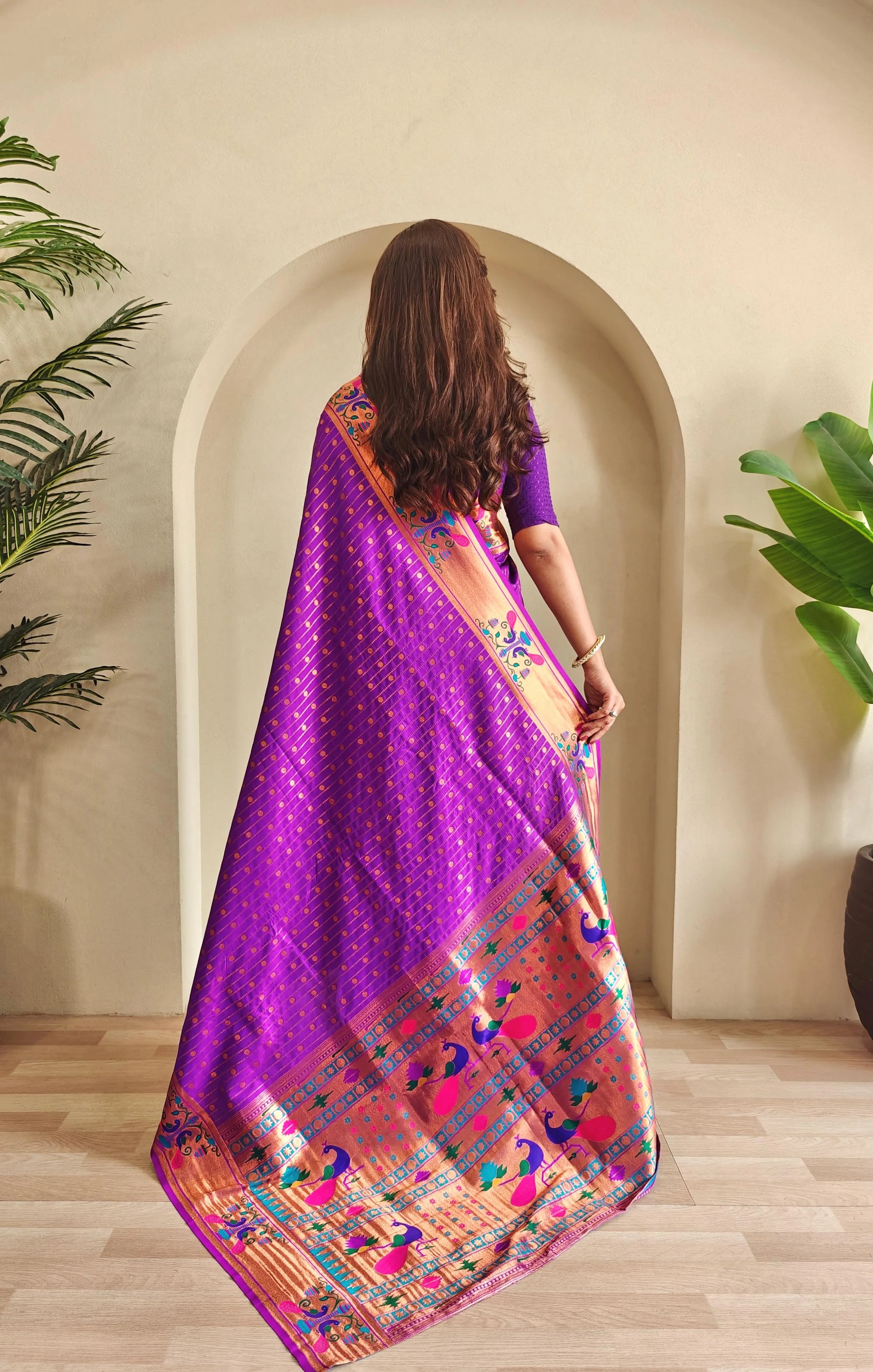 Soft Silk Woven Paithani Saree