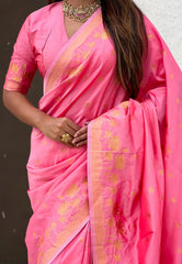 Pichwai Lotus Paithani Saree