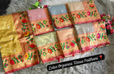 Lotus Organza Tissue Silk Saree