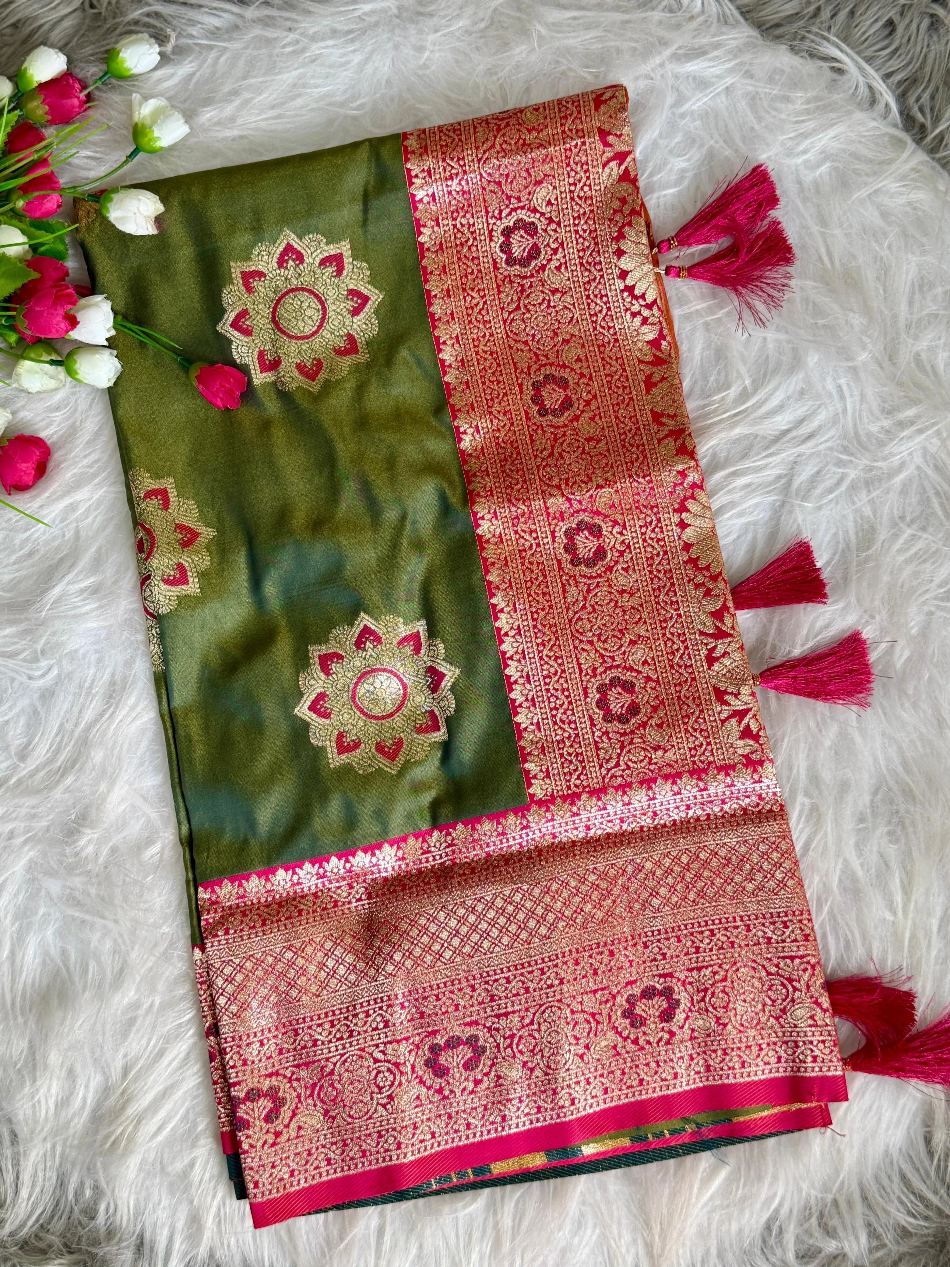 Banarasi Soft Silk Wedding Saree