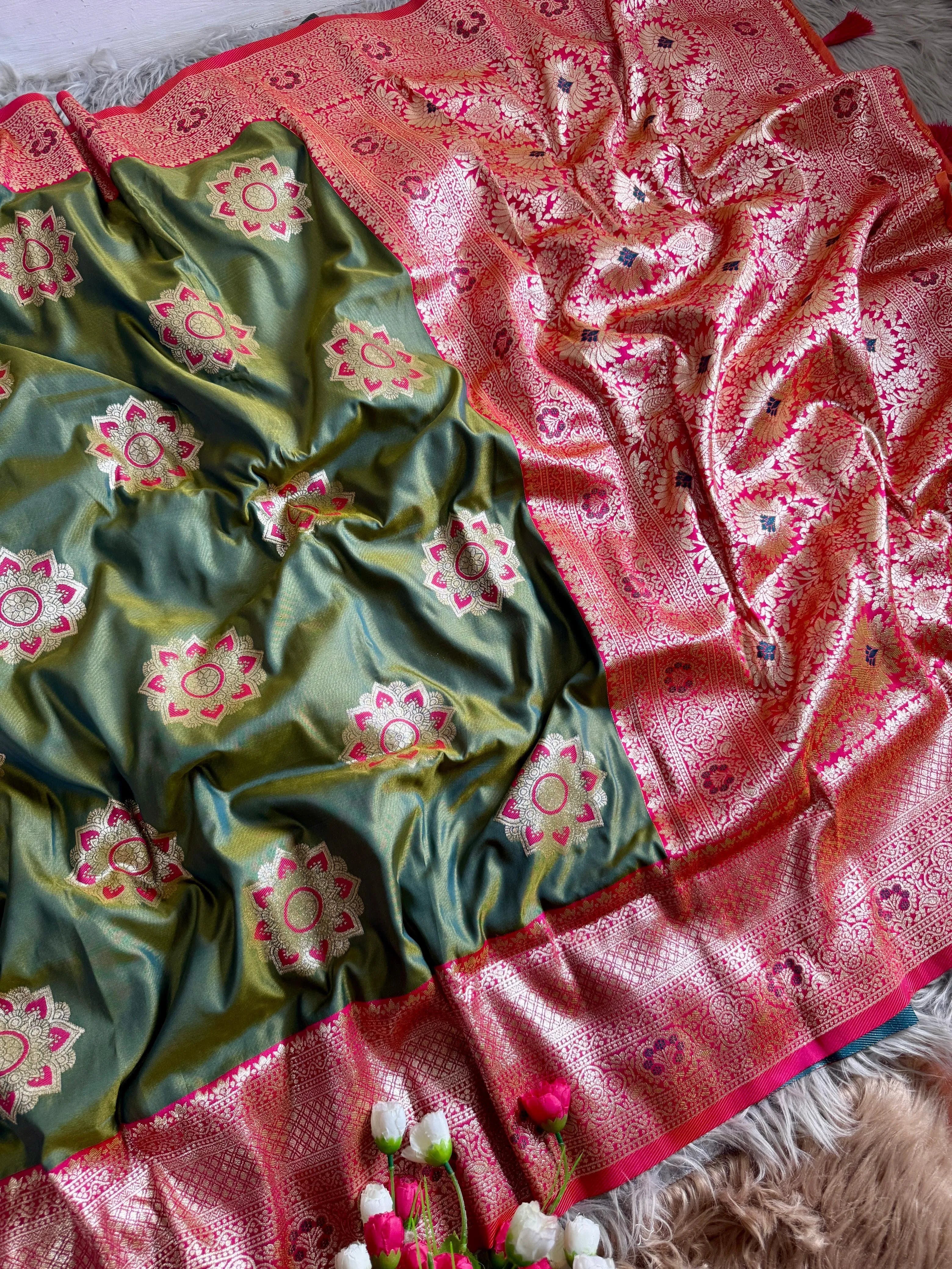 Banarasi Soft Silk Wedding Saree