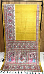 Tussar Silk Madhubani Digital Printed Saree