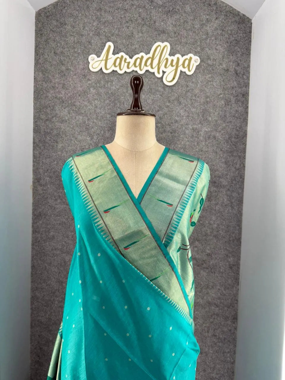 Soft Khadi Raw Silk Rich Paithani Saree