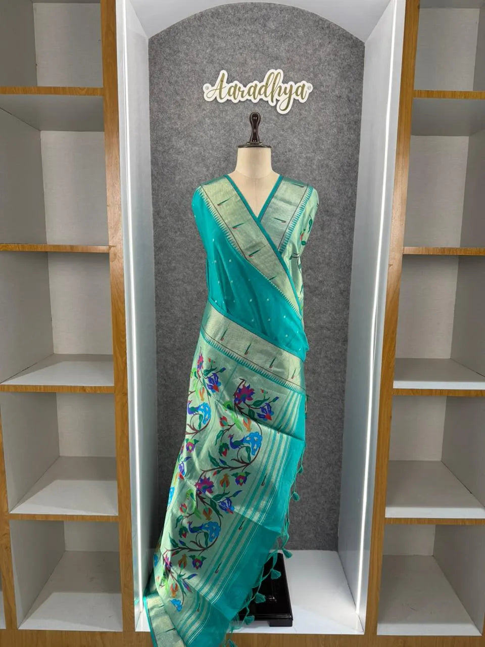 Soft Khadi Raw Silk Rich Paithani Saree