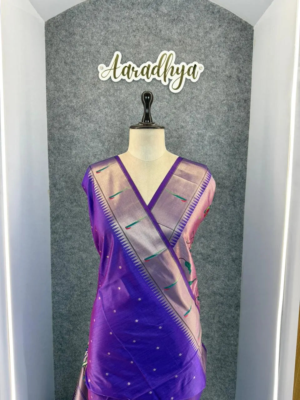 Soft Khadi Raw Silk Rich Paithani Saree