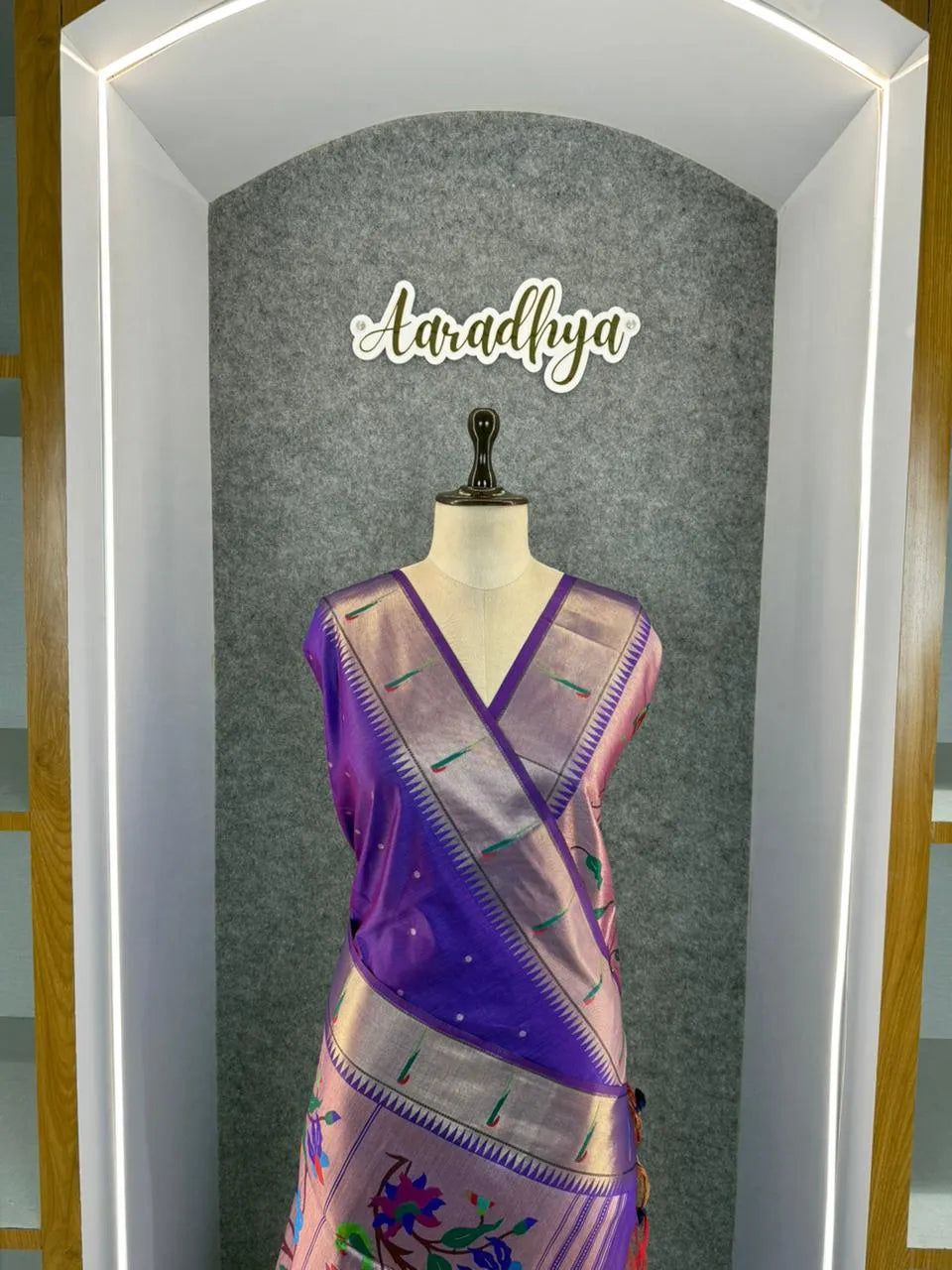 Soft Khadi Raw Silk Rich Paithani Saree