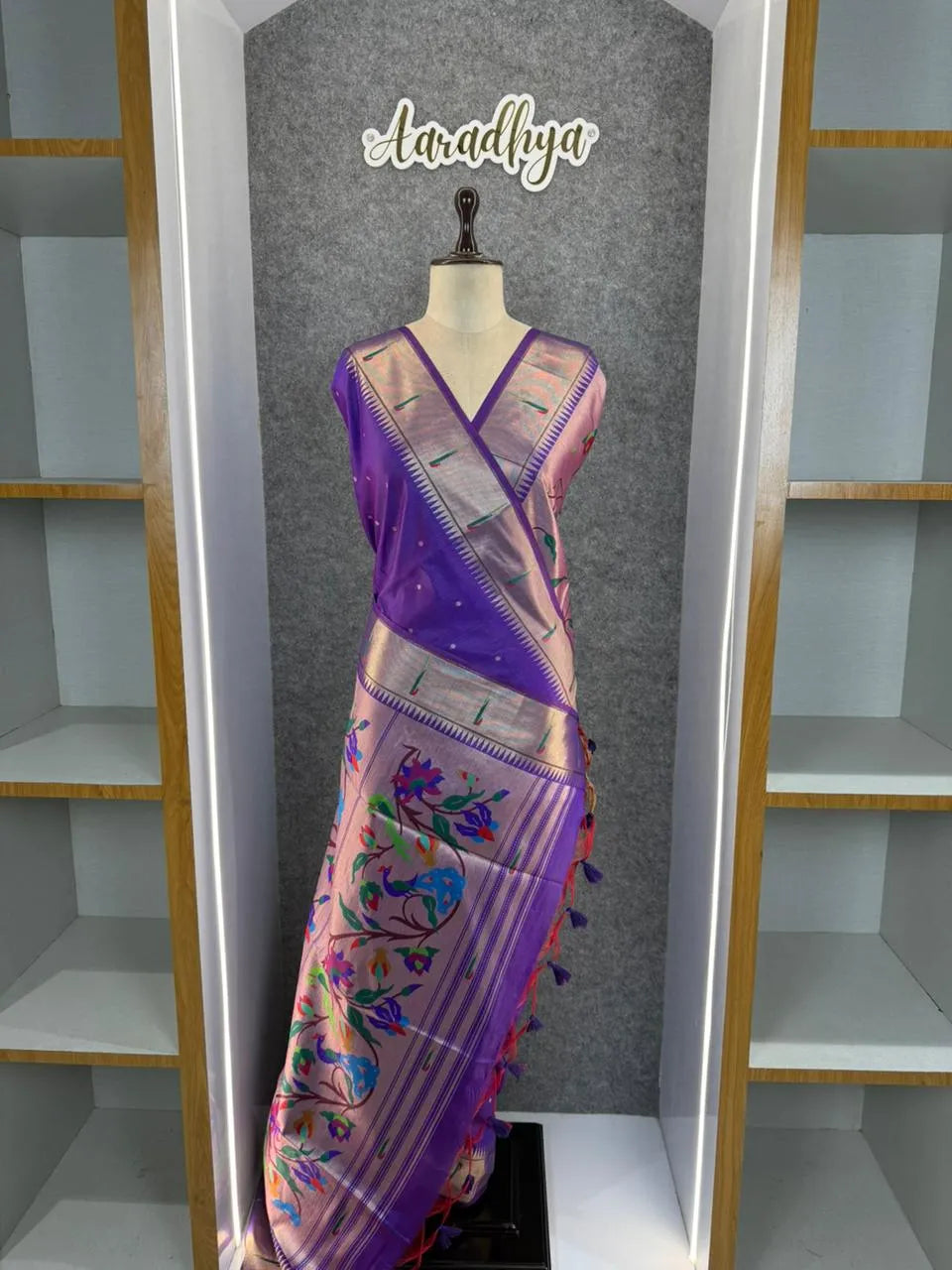 Soft Khadi Raw Silk Rich Paithani Saree