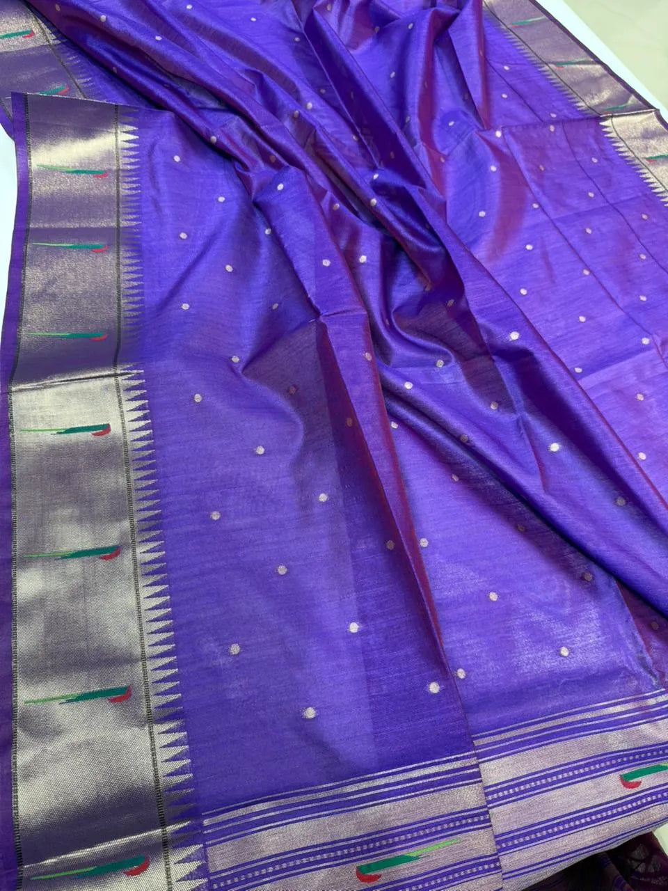 Soft Khadi Raw Silk Rich Paithani Saree