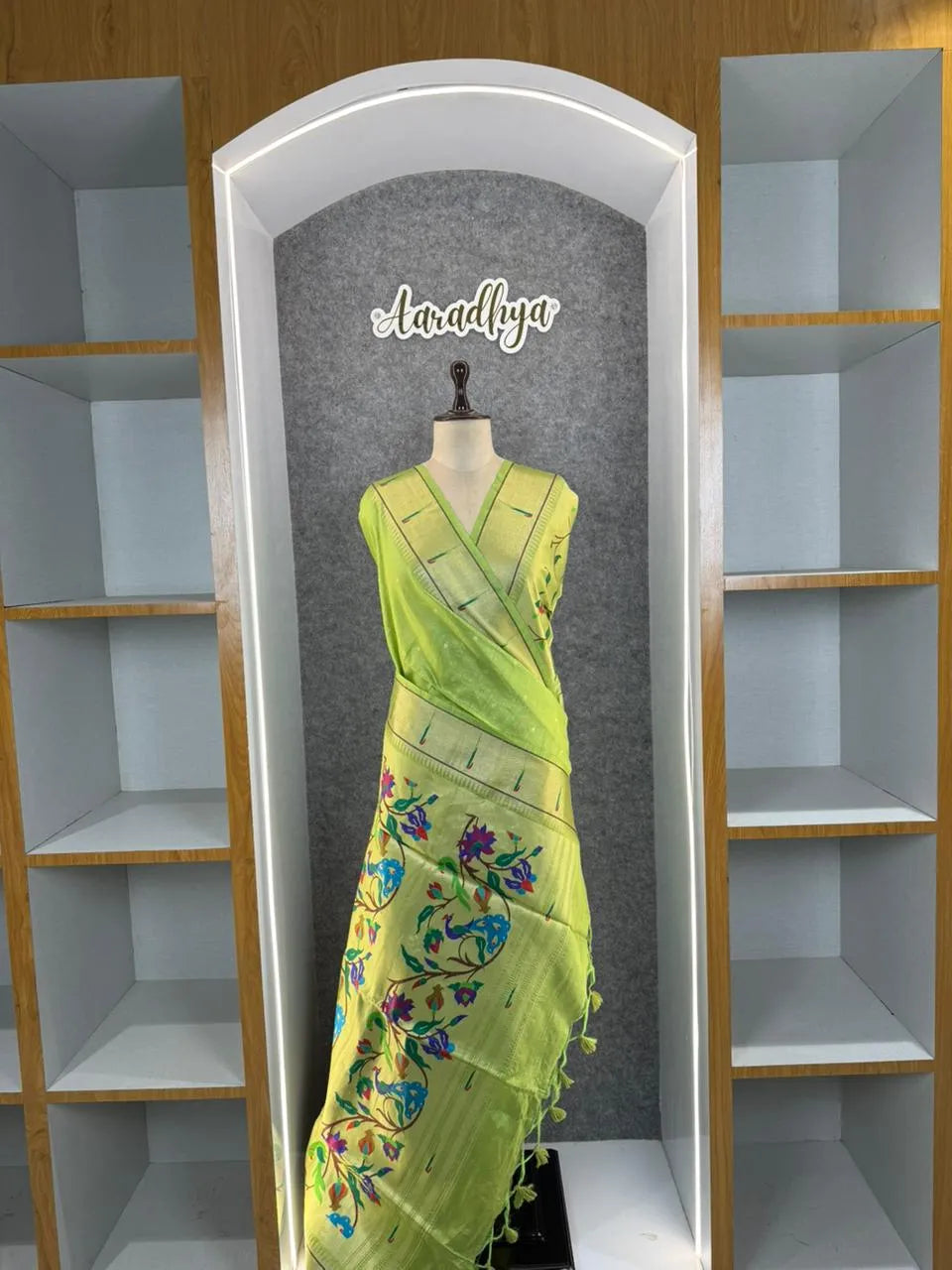 Soft Khadi Raw Silk Rich Paithani Saree