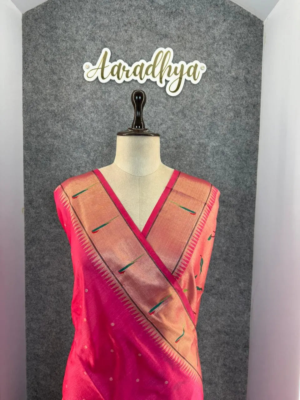 Soft Khadi Raw Silk Rich Paithani Saree